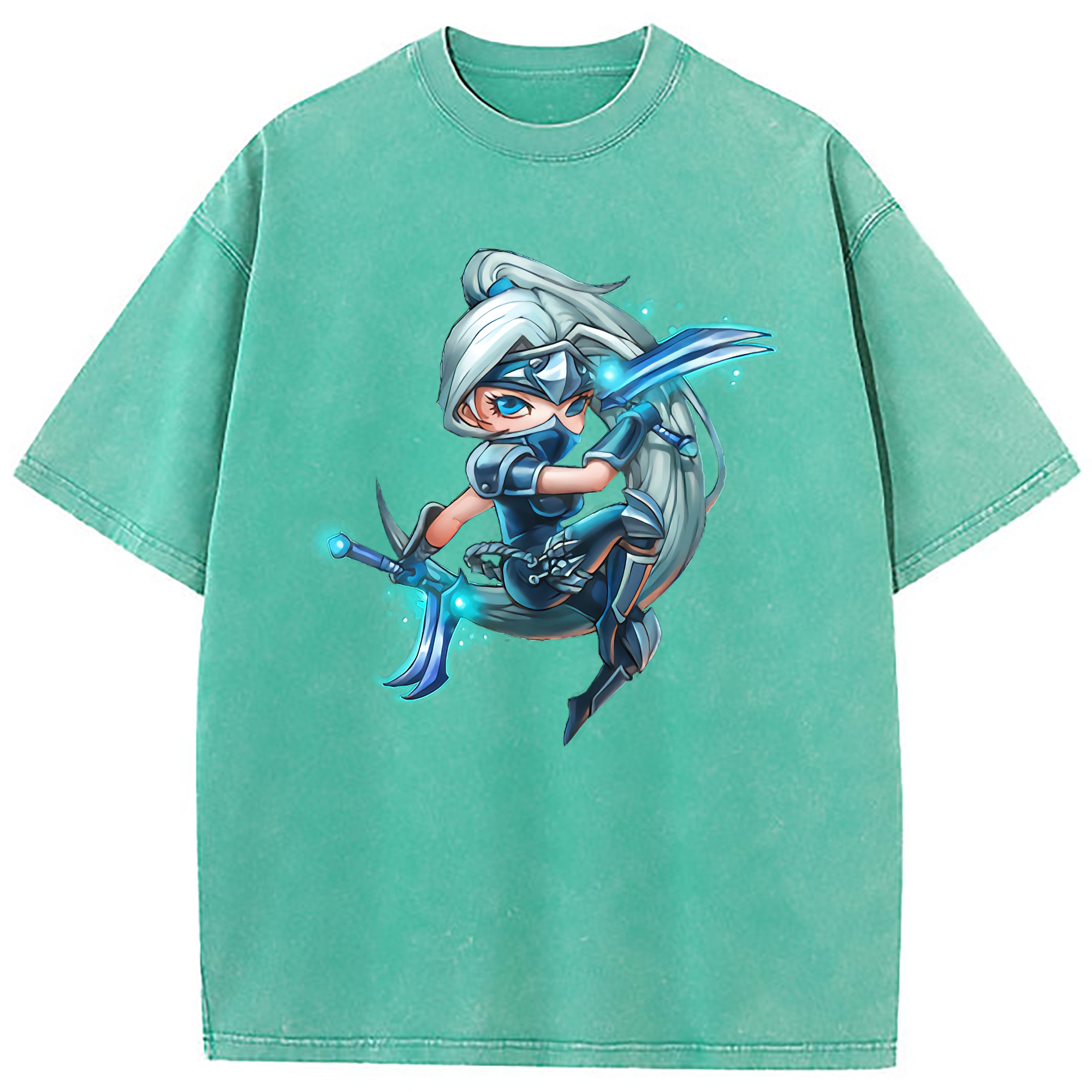 （画像用） リーグ・オブ・レジェンド League of Legends LOL 綿100% ヴィンテージ風 半袖Tシャツ（フロントプリント）